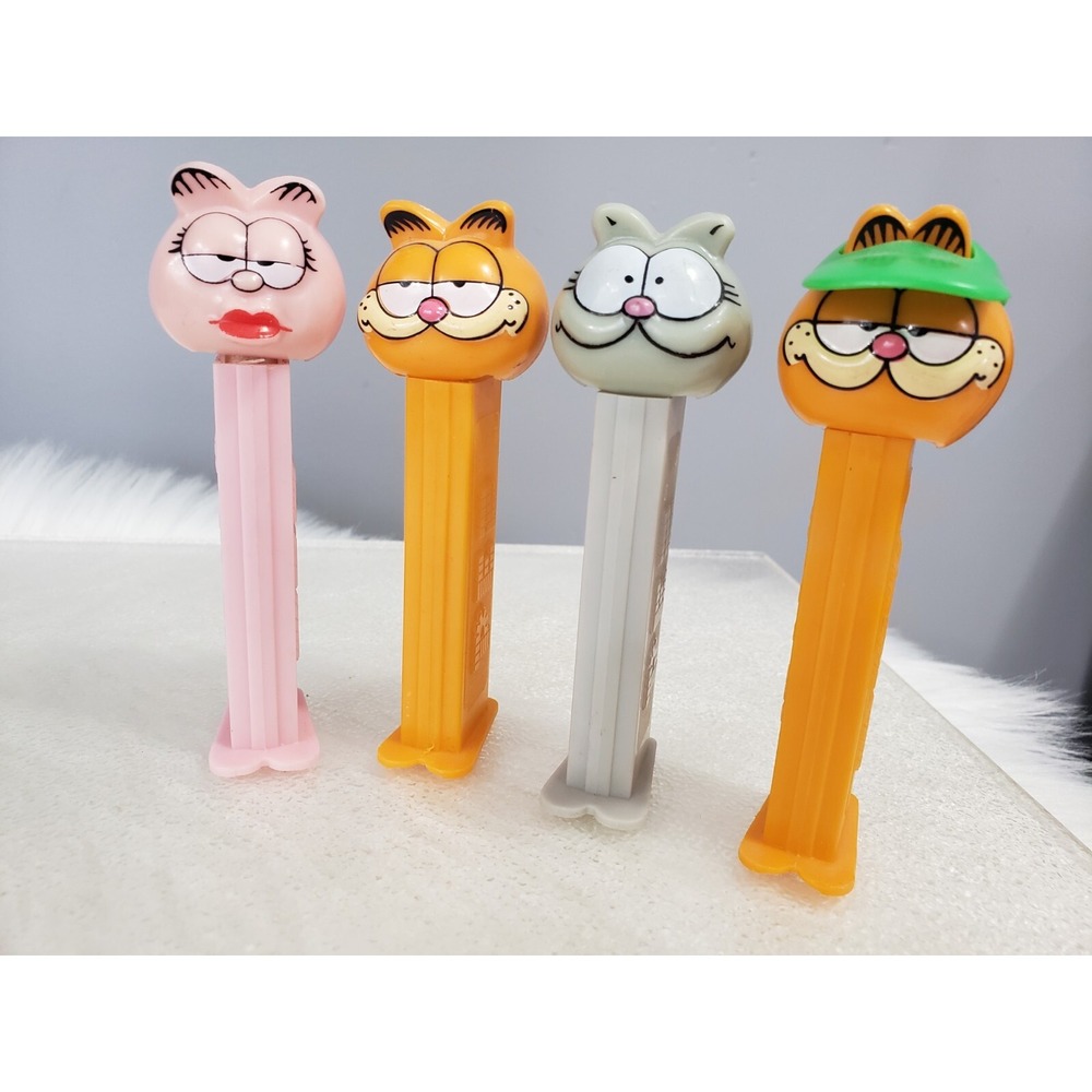 Lot 4 PEZ‎ Variety Garfield The Cat Dispenser